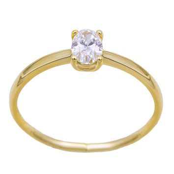 BAGUE OR 9 CARATS - DIAMANT 0.410 CT