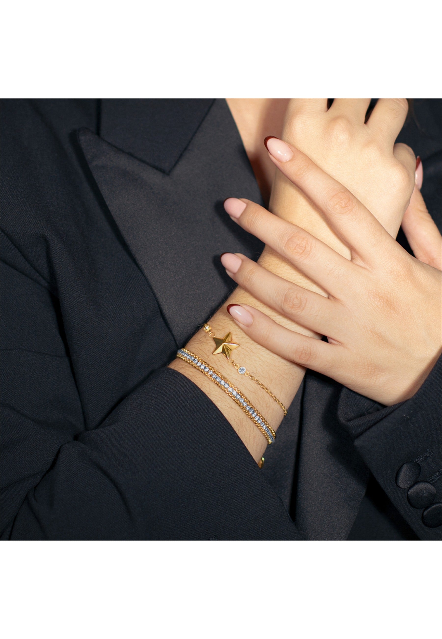 BRACELET OLD MONEY ACIER INOXYDABLE, FEMME