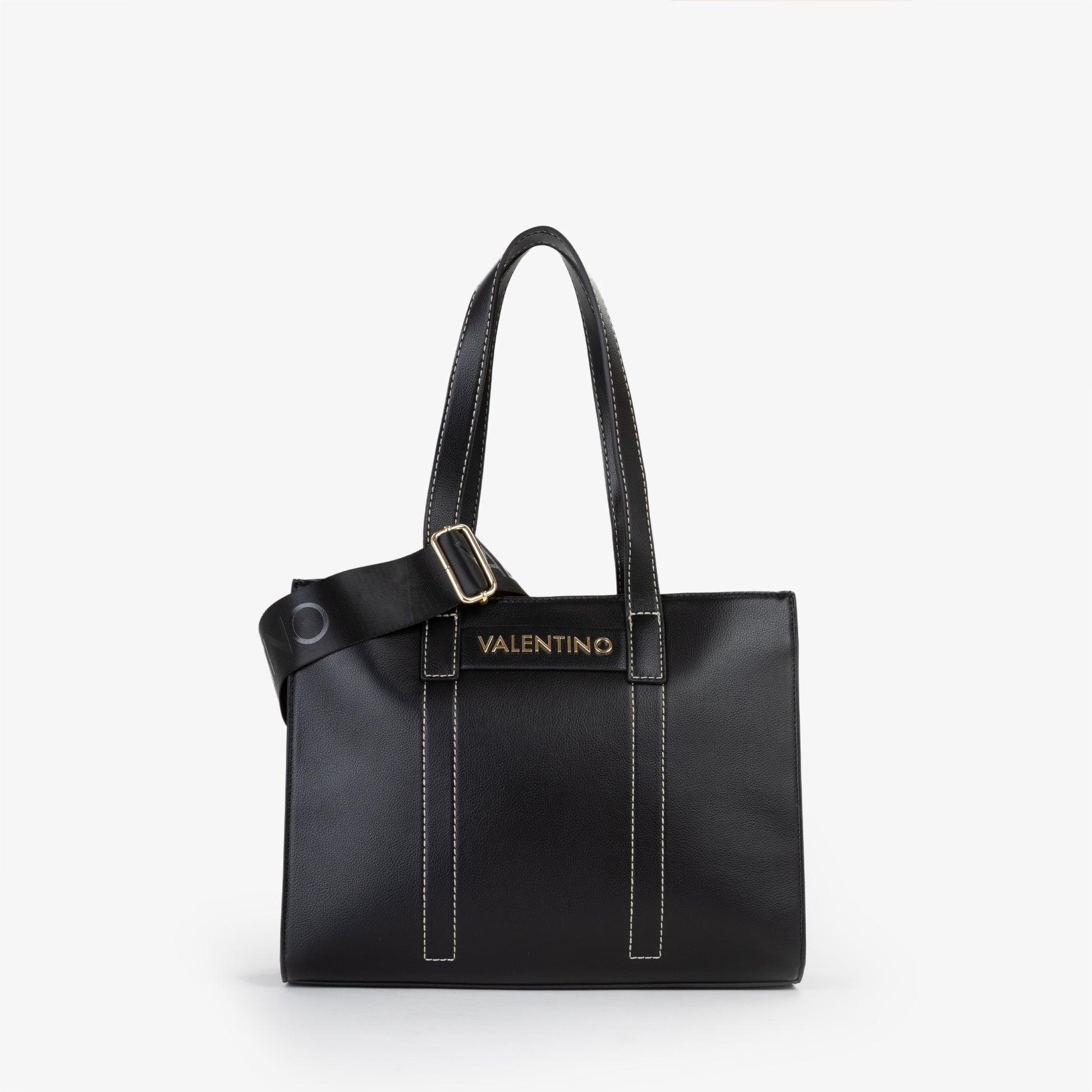 Sac à main femme noir structuré surpiqûres contrastantes