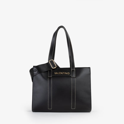 Sac à main femme noir structuré surpiqûres contrastantes