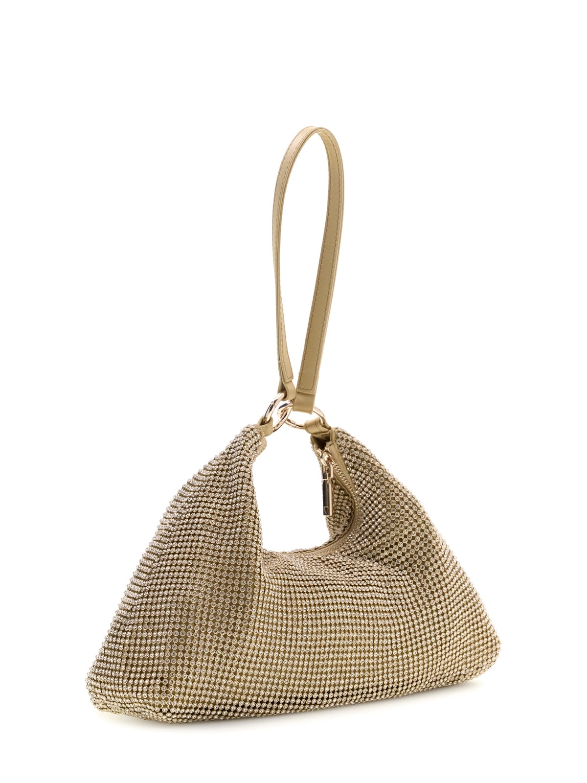SAC À POIGNETTE ET BANDOULIÈRE À BIJOUX