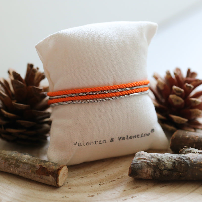 BRACELET HOMME   ORANGE