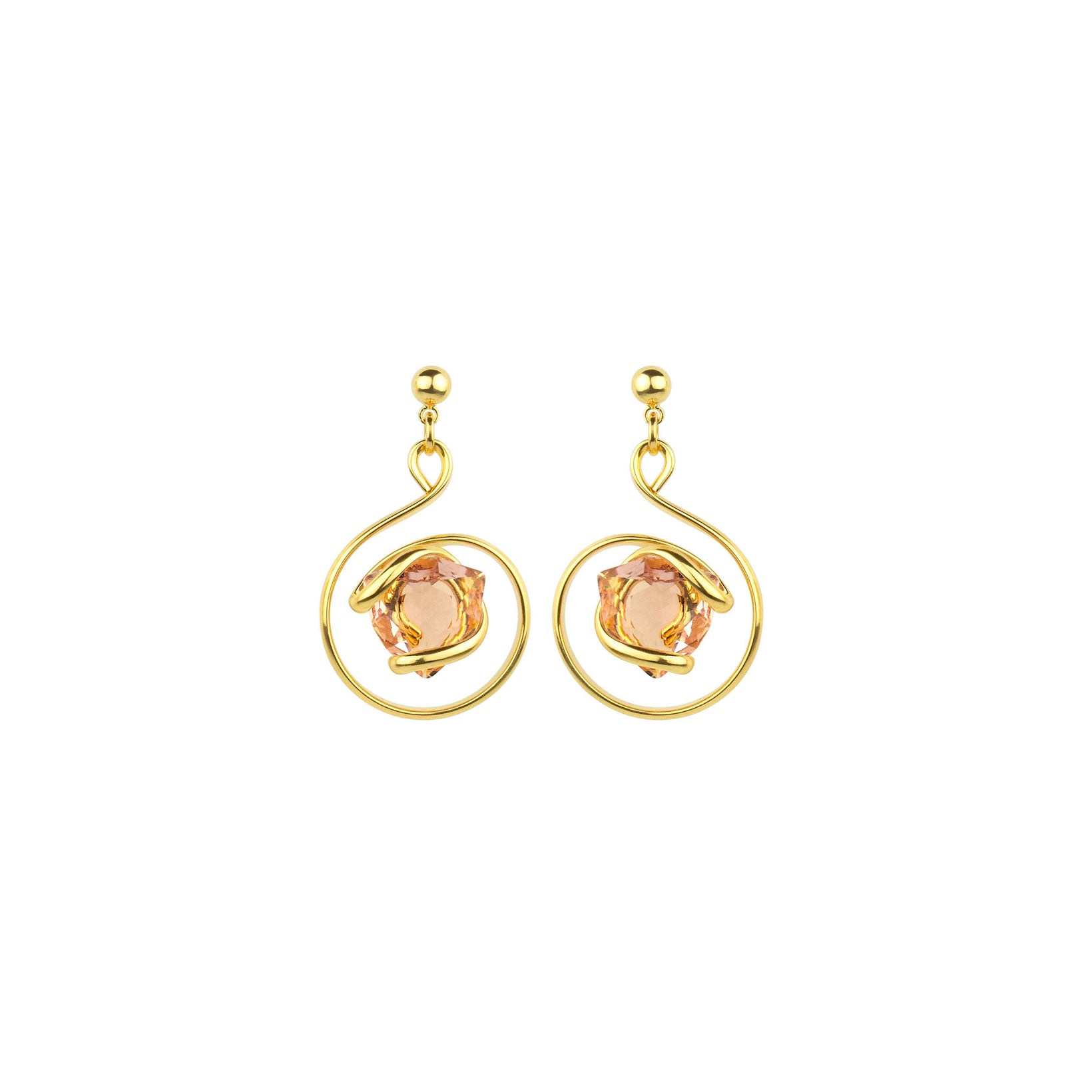 BOUCLES D'OREILLES - CRISTAL