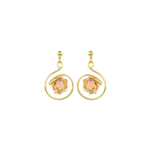 BOUCLES D'OREILLES - CRISTAL