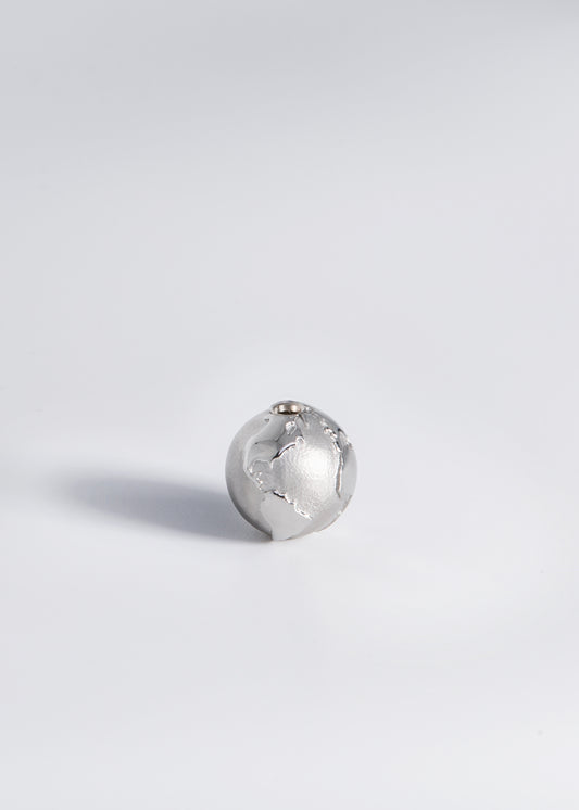 ELEMENT LIEN GLOBE - ACIER POUR BRACELET / COLLIER