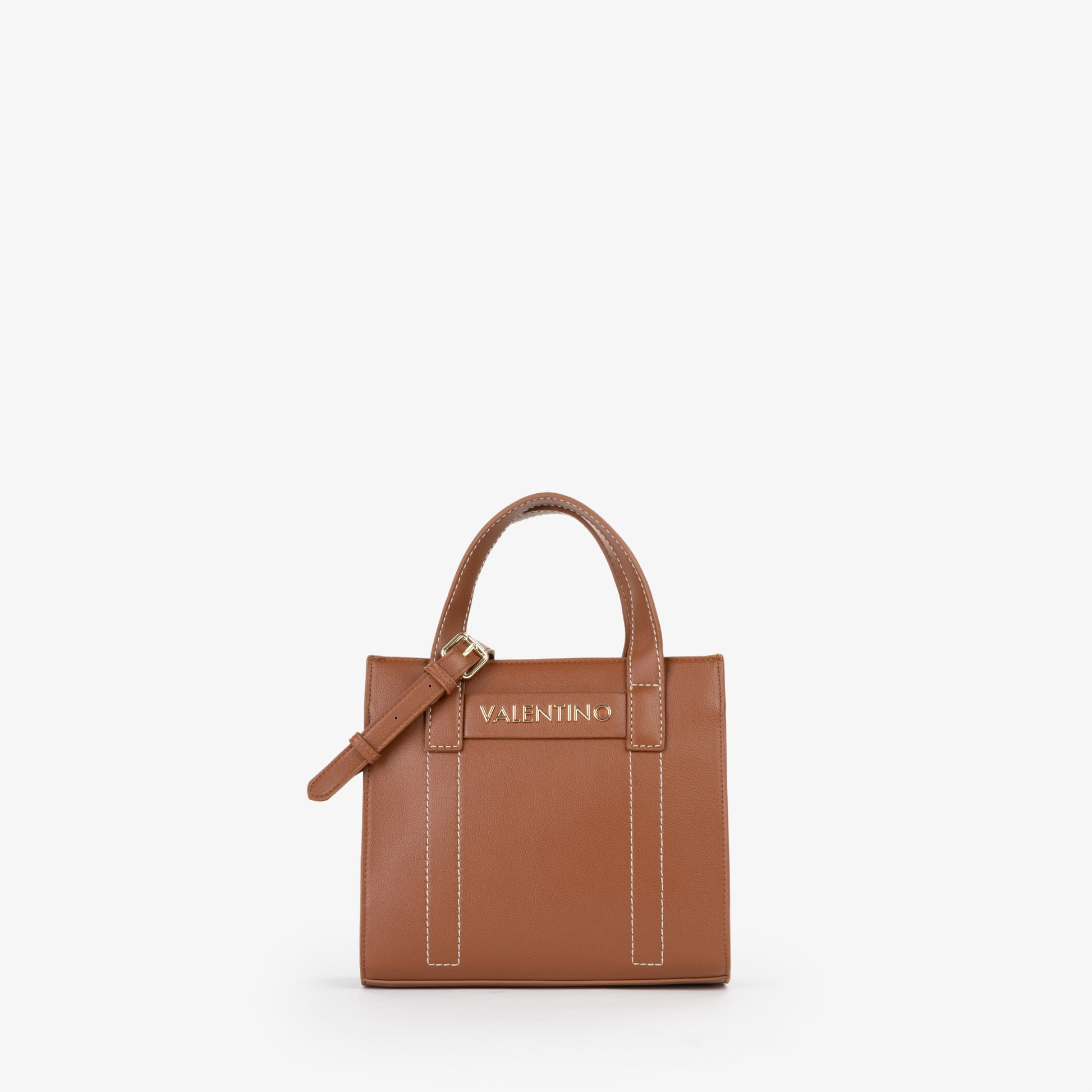 Sac à main femme cuir grainé camel avec bandoulière