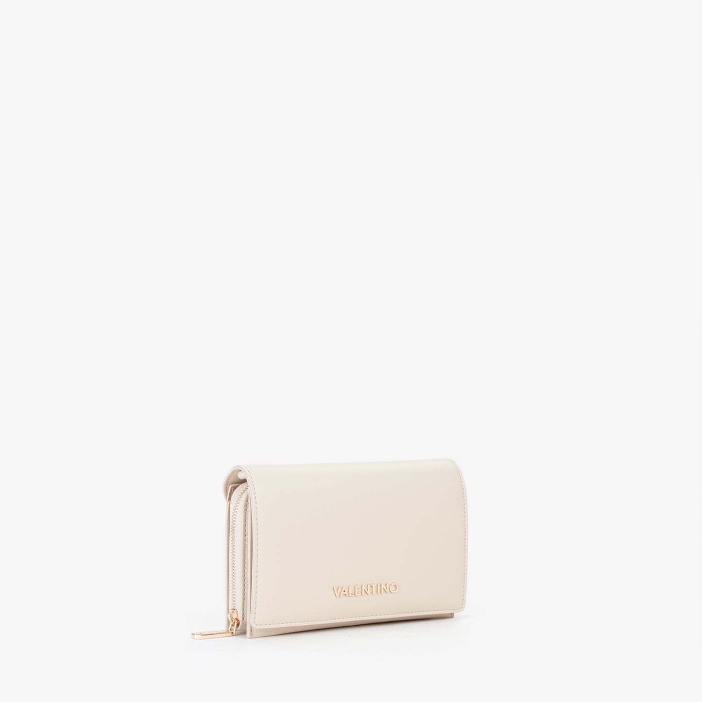 Sac bandoulière femme écru simili cuir fermeture rabat
