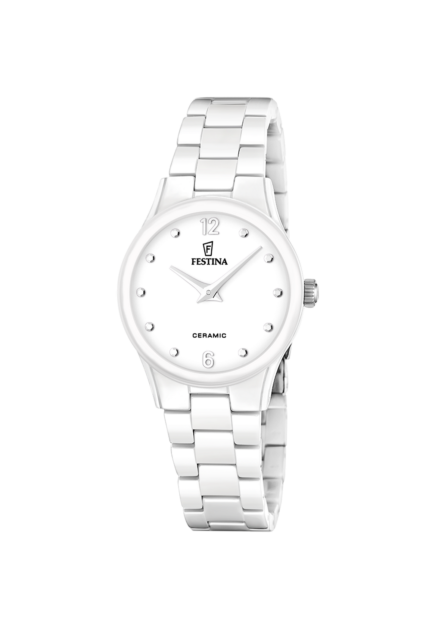 MONTRE FEMME CERAMIQUE, BLANCHE