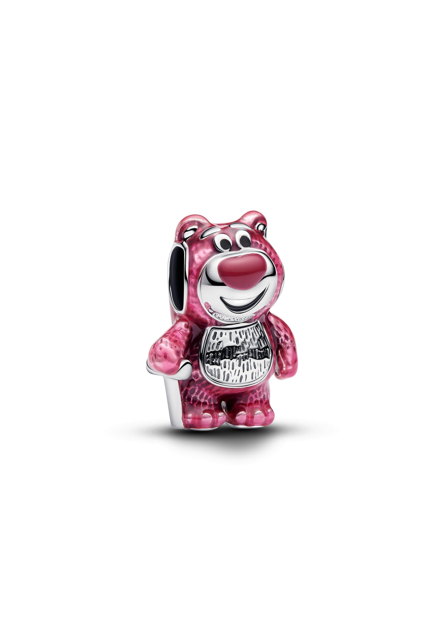 Charm argent 925 Lotso ours rose Disney Pixar