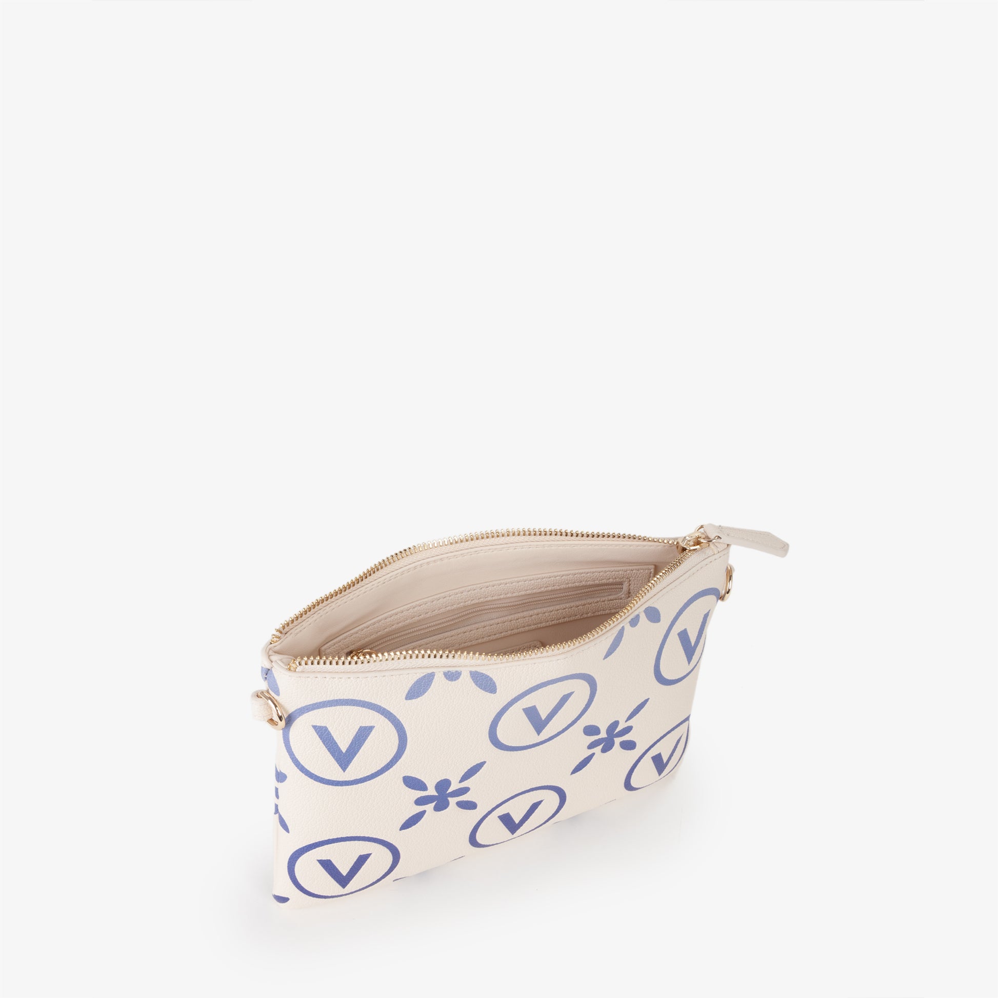 SAC ÉCRU/BLEU SAMBA RÉIMPRIMÉ