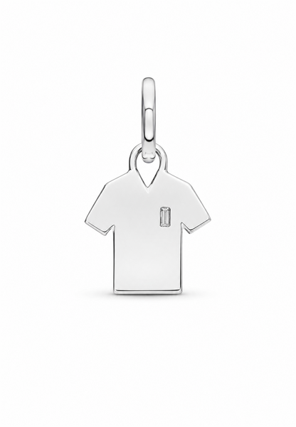 Breloque pendante en forme de maillot de football à graver