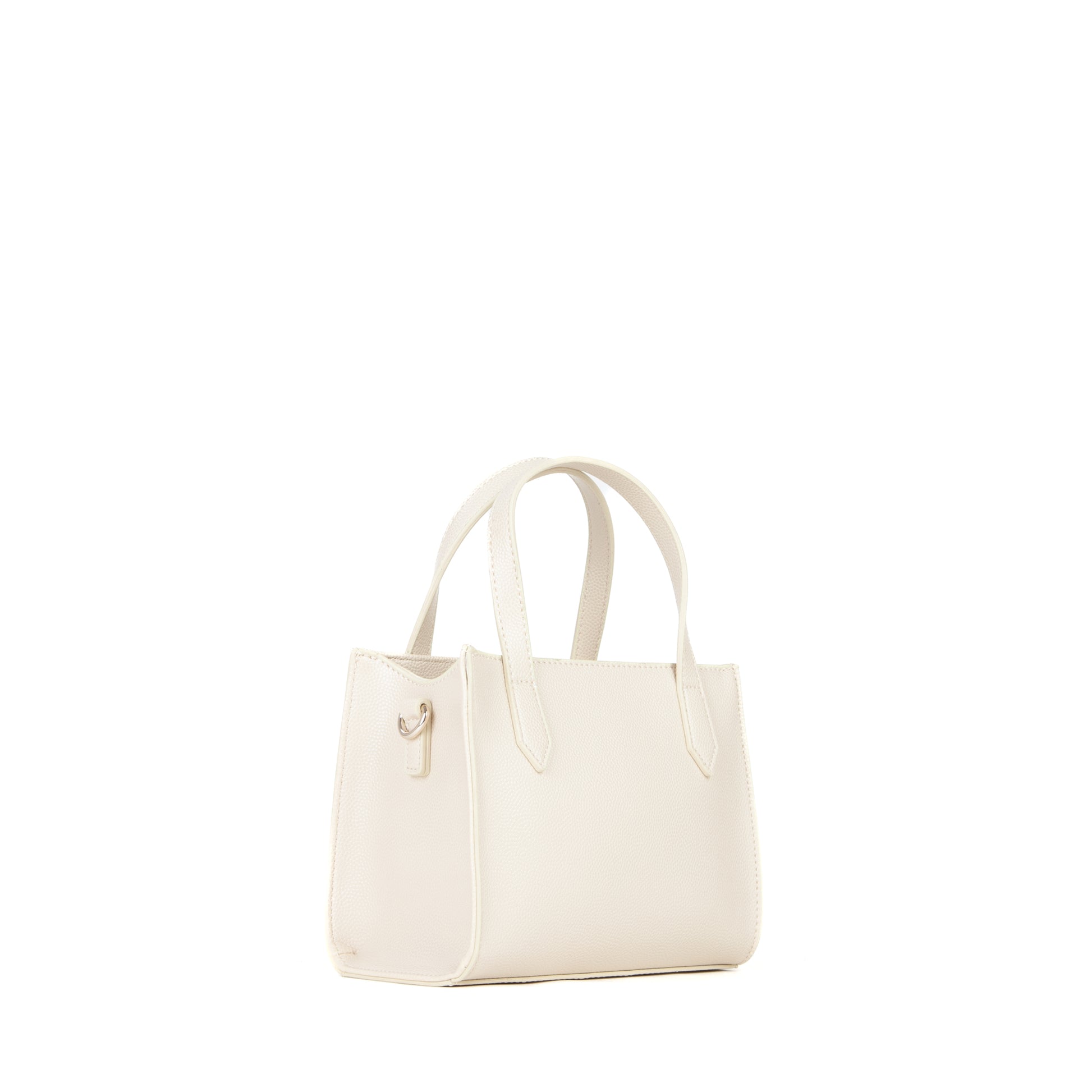 Sac à main femme beige structuré détail doré frange