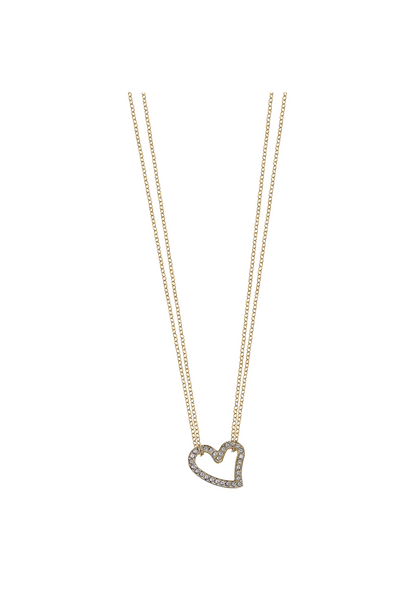 COLLIER COEUR ACIER INOXYDABLE, FEMME