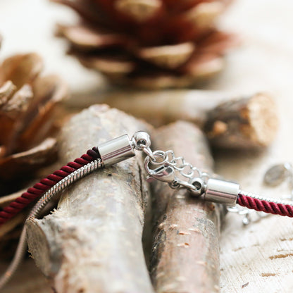 BRACELET HOMME   BORDEAUX