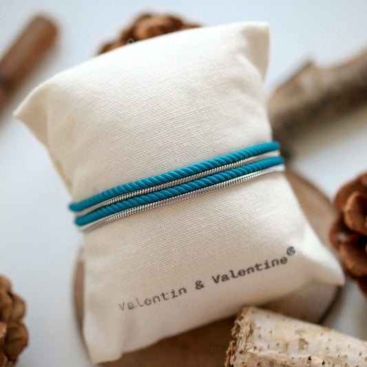 BRACELET HOMME   TURQUOISE