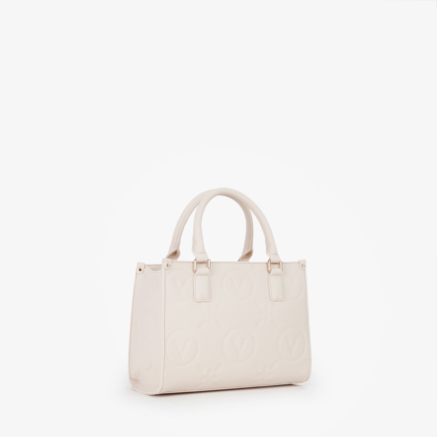 Sac à main femme écru structuré bandoulière réglable