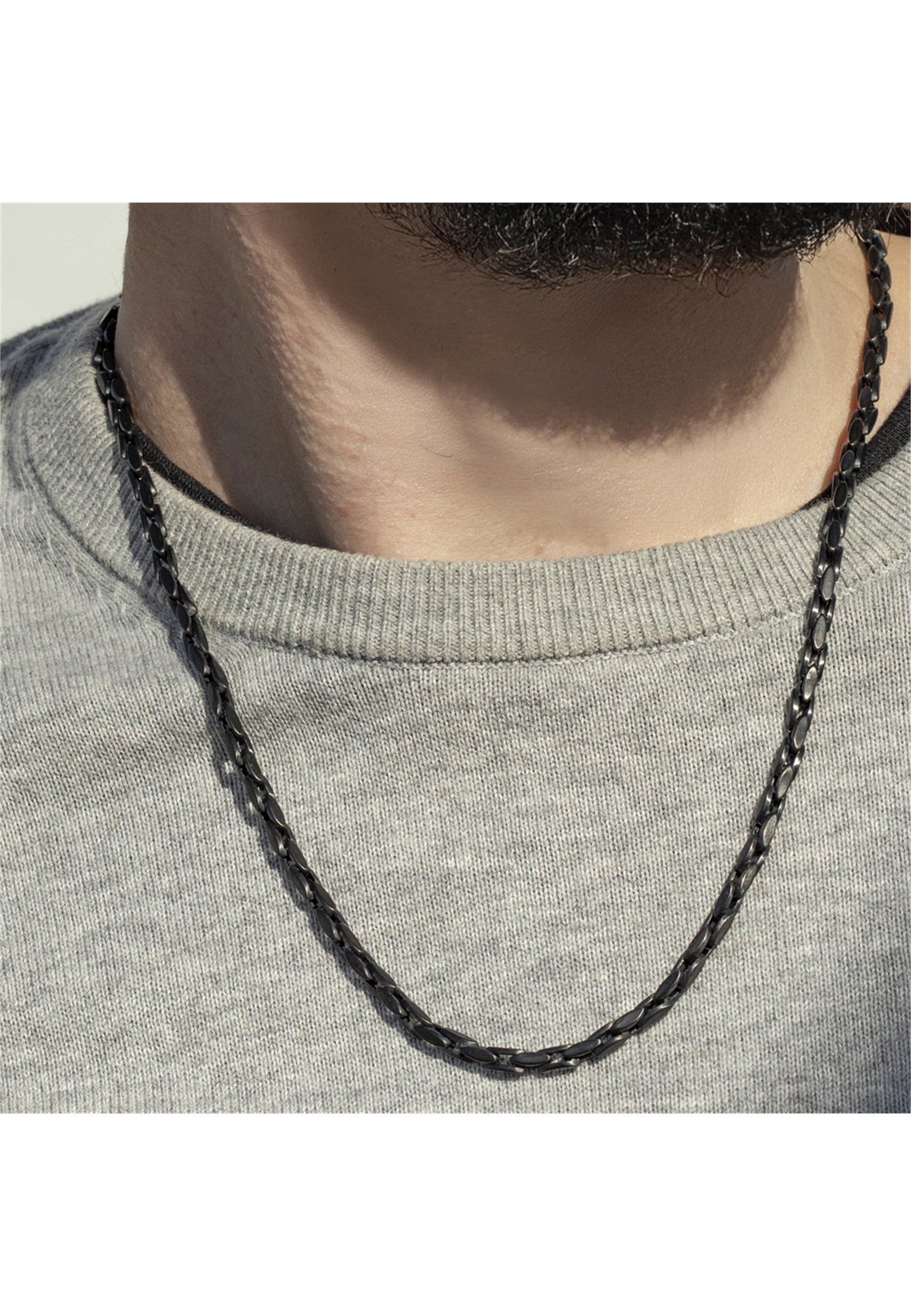 COLLIER ACIER INOXYDABLE, HOMME