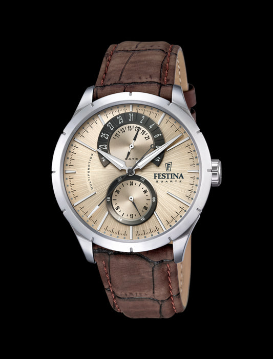 MONTRE IVORY, BRACELET CUIR, HOMME