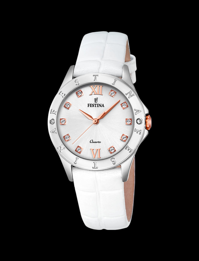 MONTRE BLANC, BRACELET CUIR, FEMME