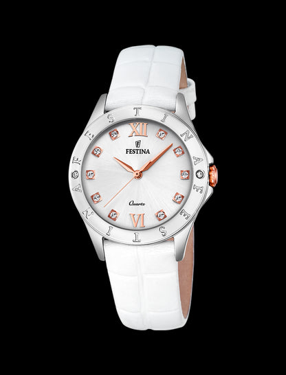 MONTRE BLANC, BRACELET CUIR, FEMME
