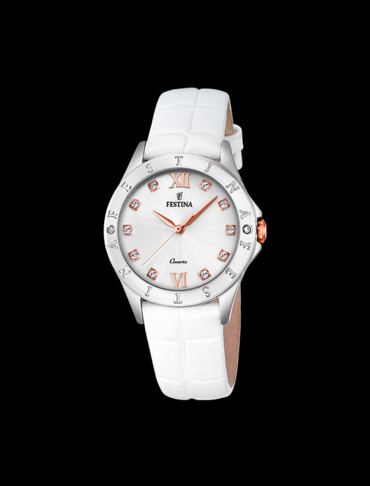 MONTRE BLANC, BRACELET CUIR, FEMME