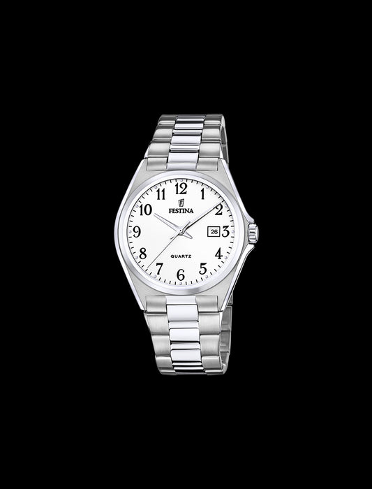 MONTRE FESTINA CLASSICS HOMME  AVEC CADRAN BLANC