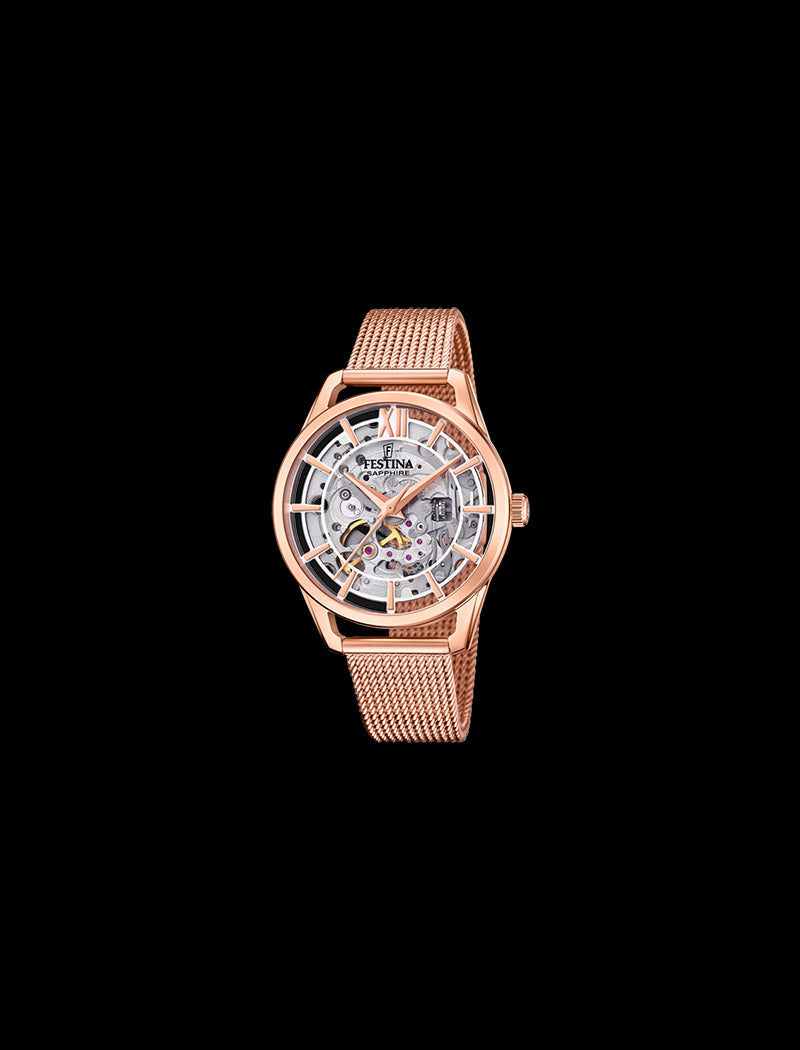 MONTRE FEMME SQUELETTE AUTOMATIQUE FESTINA