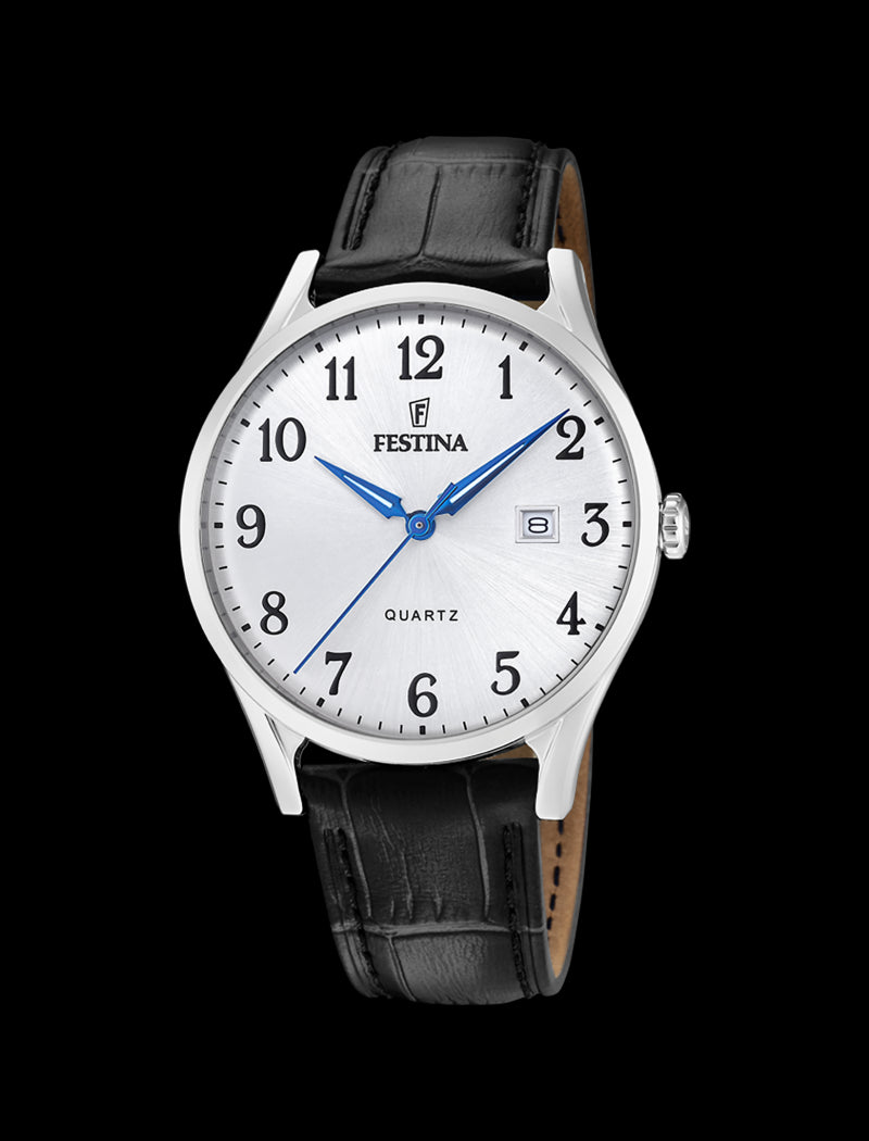 MONTRE BLANC, BRACELET CUIR, HOMME