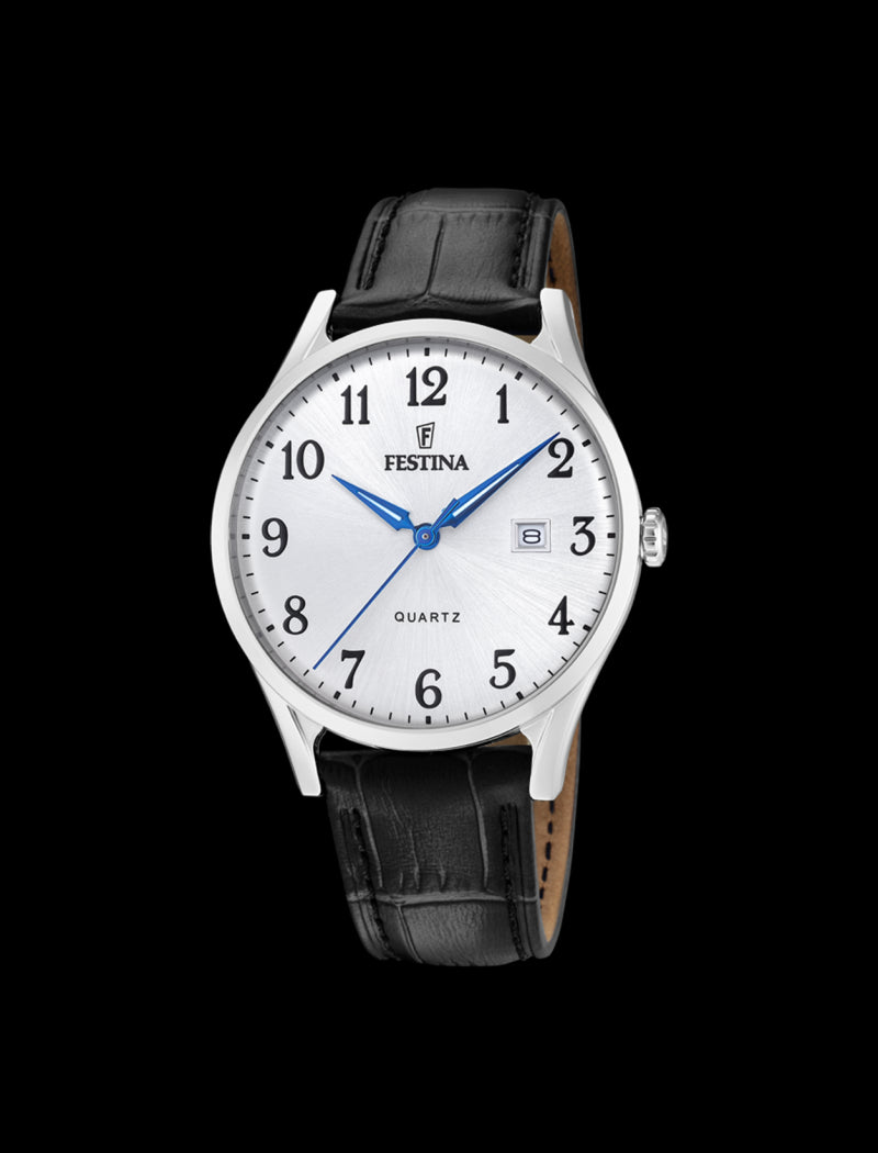 MONTRE BLANC, BRACELET CUIR, HOMME