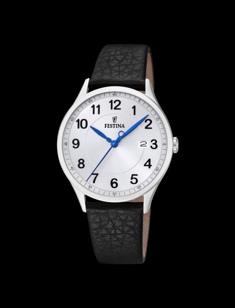 MONTRE BLANC, BRACELET CUIR, HOMME