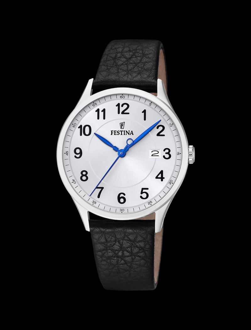 MONTRE BLANC, BRACELET CUIR, HOMME