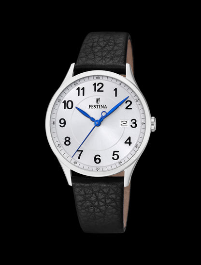 MONTRE BLANC, BRACELET CUIR, HOMME