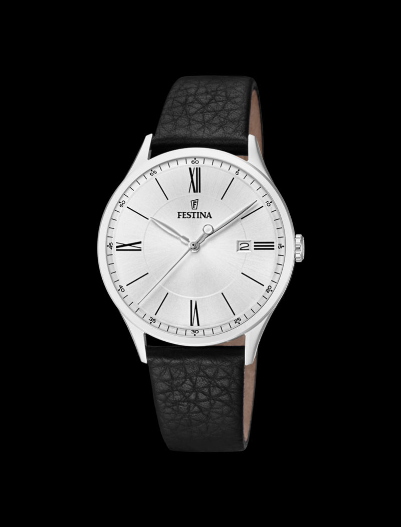 MONTRE BLANC, BRACELET CUIR, HOMME