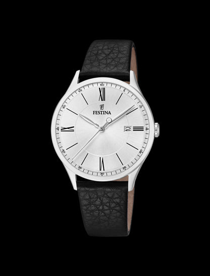 MONTRE BLANC, BRACELET CUIR, HOMME