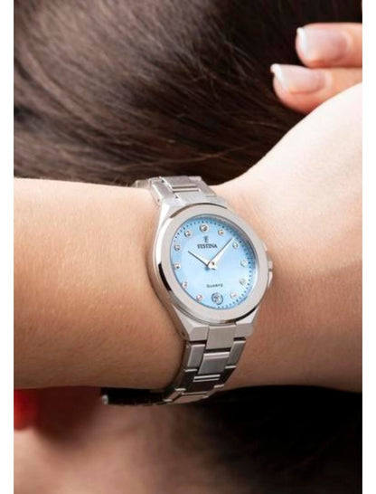 MONTRE FESTINA  BLEU FEMME
