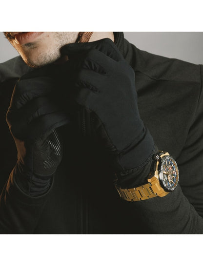 MONTRE HOMME CHRONO BIKE BLEU BRACELET EN ACIER