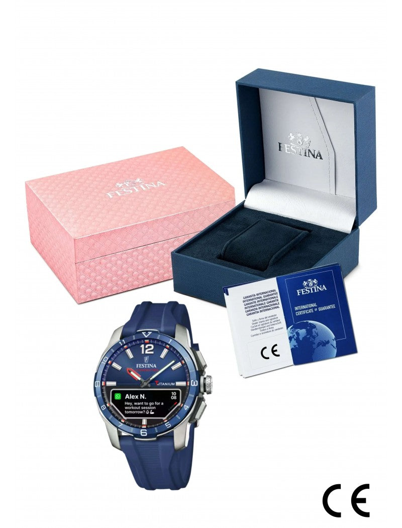 MONTRE HOMME FESTINA CONNECTED D BLEU