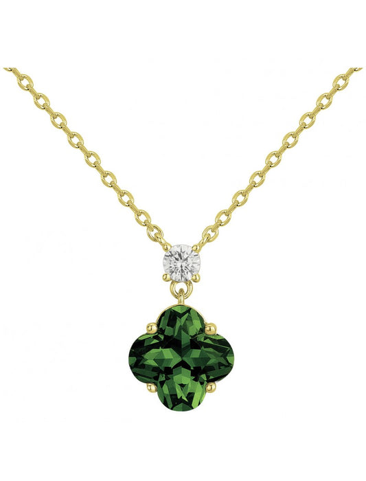 COLLIER PLAQUE - ZIRCONIA - ZIRCONIA VERT