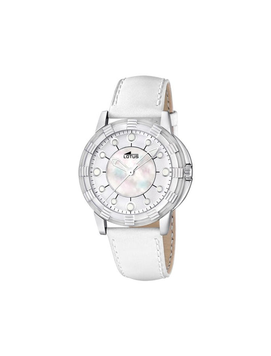 MONTRE FEMME LOTUS AVEC CADRAN BLANC