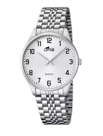 MONTRE LOTUS CLASSIC EN ACIER POUR HOMMES AVEC CADRAN BLANC