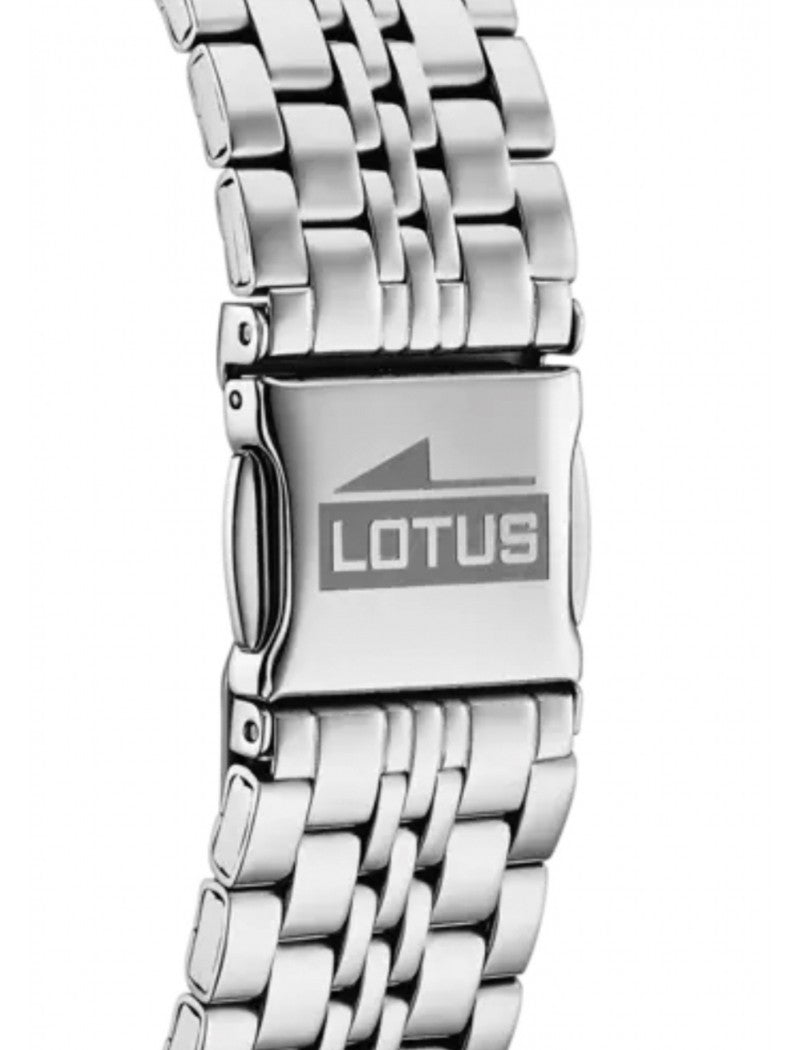 MONTRE LOTUS CLASSIC EN ACIER POUR HOMMES AVEC CADRAN BLANC