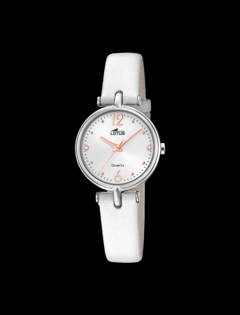 MONTRE GRIS, BRACELET CUIR, FEMME