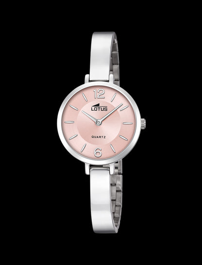 MONTRE ROSE BRACELET EN ACIER INOXYDABLE FEMME