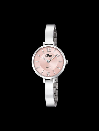 MONTRE ROSE BRACELET EN ACIER INOXYDABLE FEMME