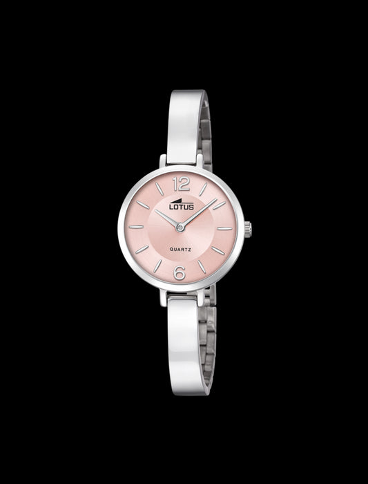 MONTRE ROSE BRACELET EN ACIER INOXYDABLE FEMME
