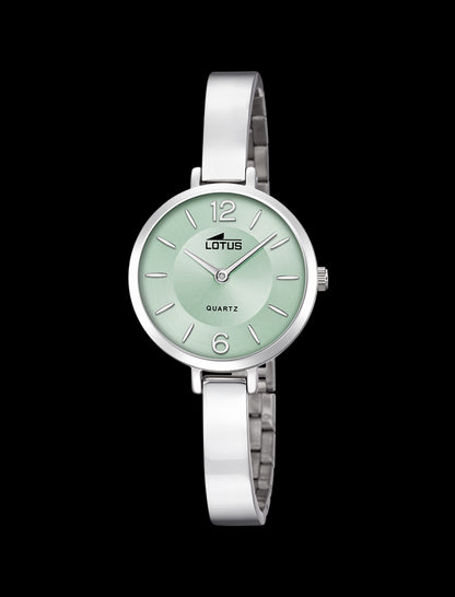 MONTRE VERT BRACELET EN ACIER INOXYDABLE FEMME