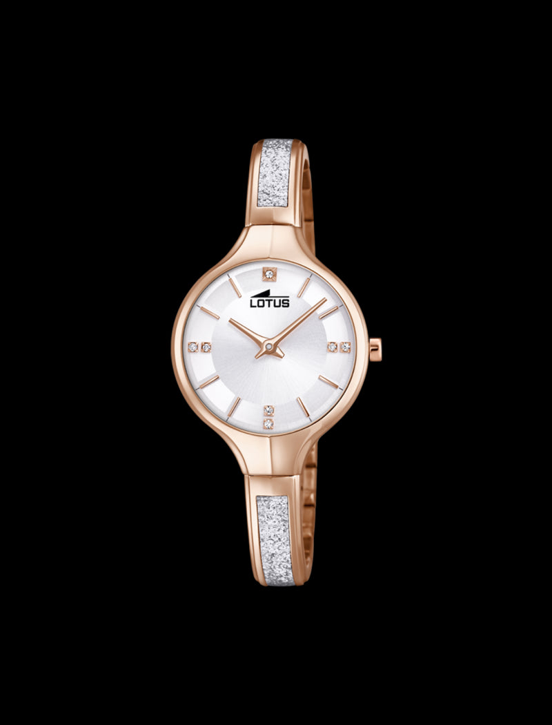 MONTRE GRIS, BRACELET EN ACIER INOXYDABLE, FEMME