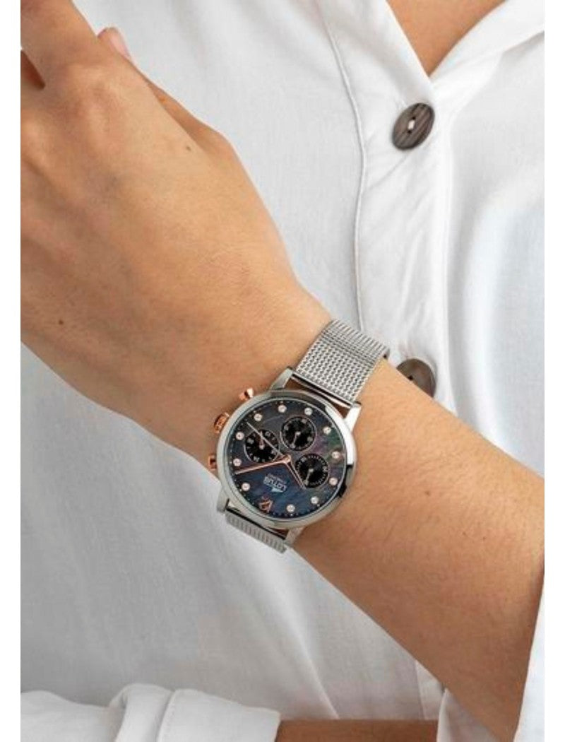 MONTRE FEMME TENDANCE LOTUS AVEC CADRAN GRIS