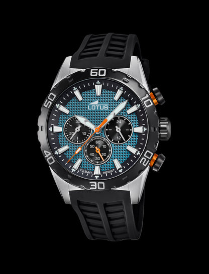 MONTRE COLOR VERT, BRACELET EN CAOUTCHOUC, HOMME