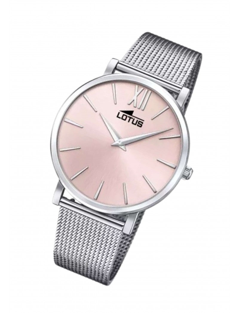 MONTRE FEMME MINIMALISTE LOTUS AVEC CADRAN ROSE